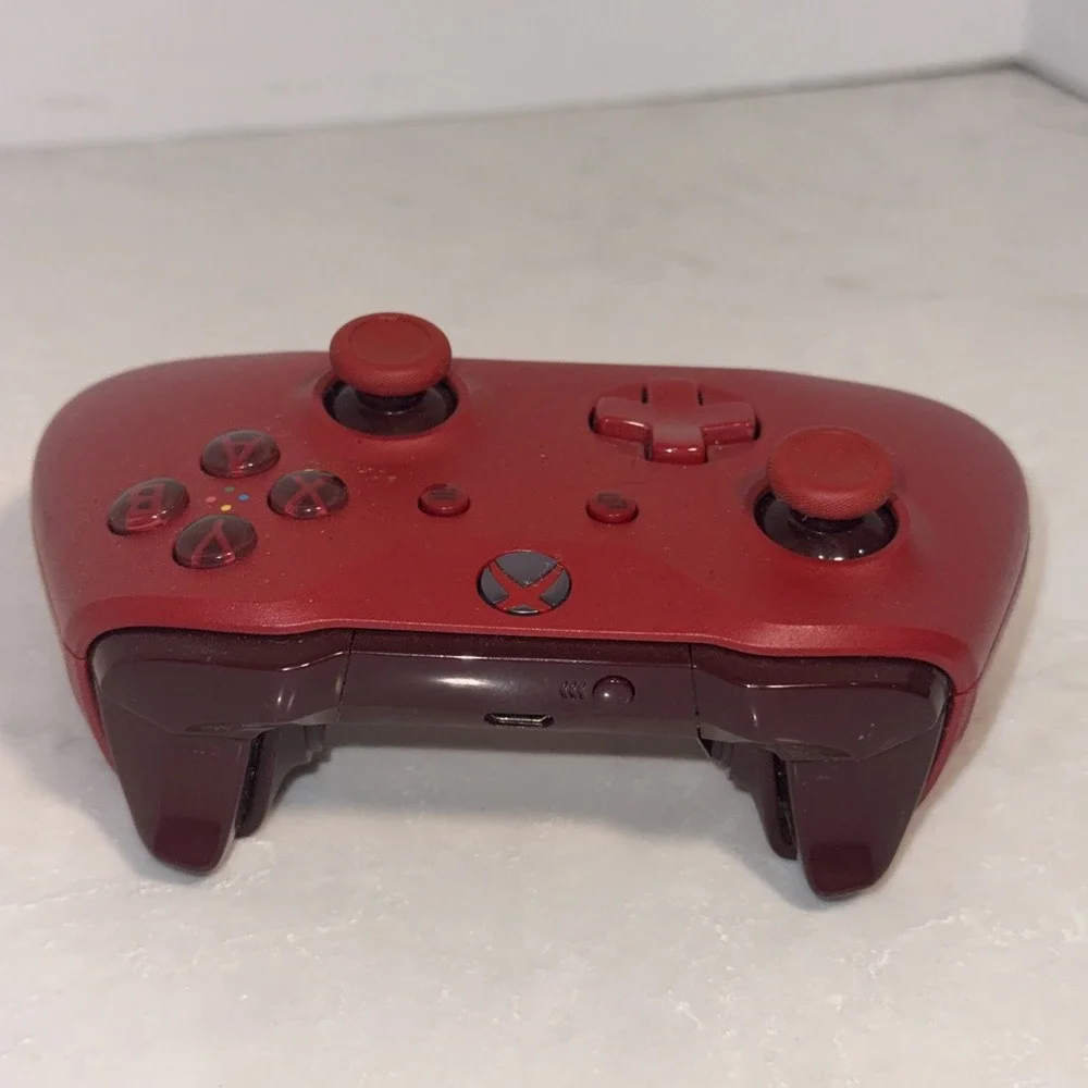 Xbox One Red Wireless Controller FOR PARTS/REPAIR As-Is